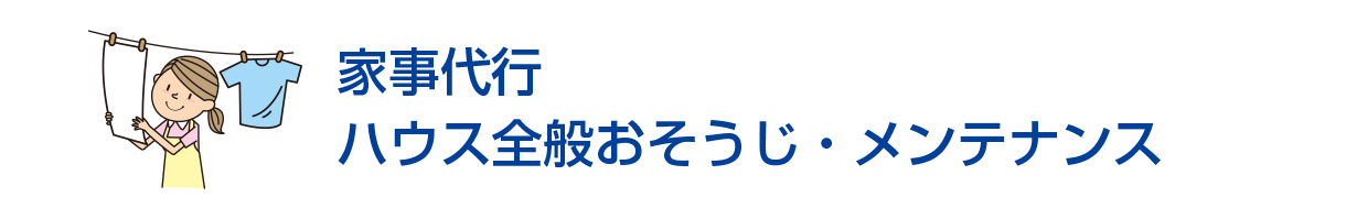 家事代行/ハウス全般おそうじ・メンテナンス