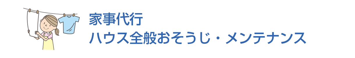 家事代行/ハウス全般おそうじ・メンテナンス
